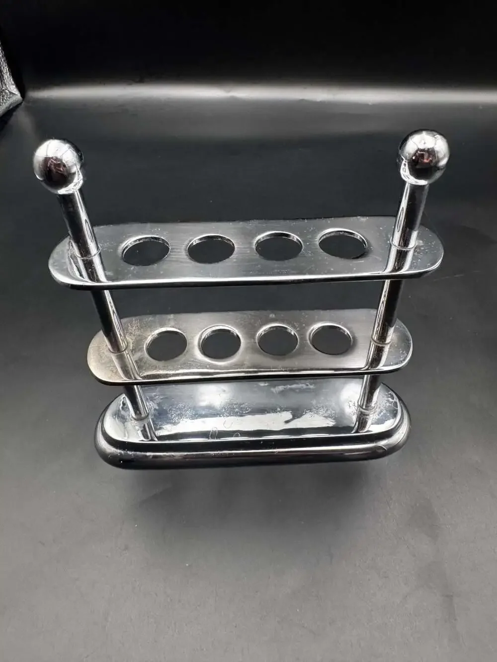 Restoration Hardware Vintage Style Chrome Toothbrush Holder